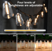 Outdoor LED String Light 1W, 15m, 15 pc Outdoor patio String lights with 15 pc shock proof waterproof UL Edison style LED bulbs, Garden Courtyard Fenc